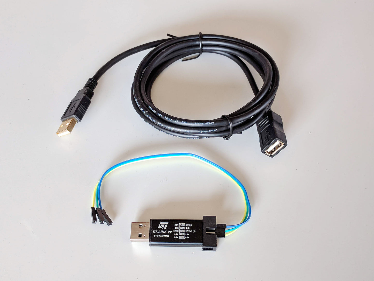 ST-Link and USB Extension Cable