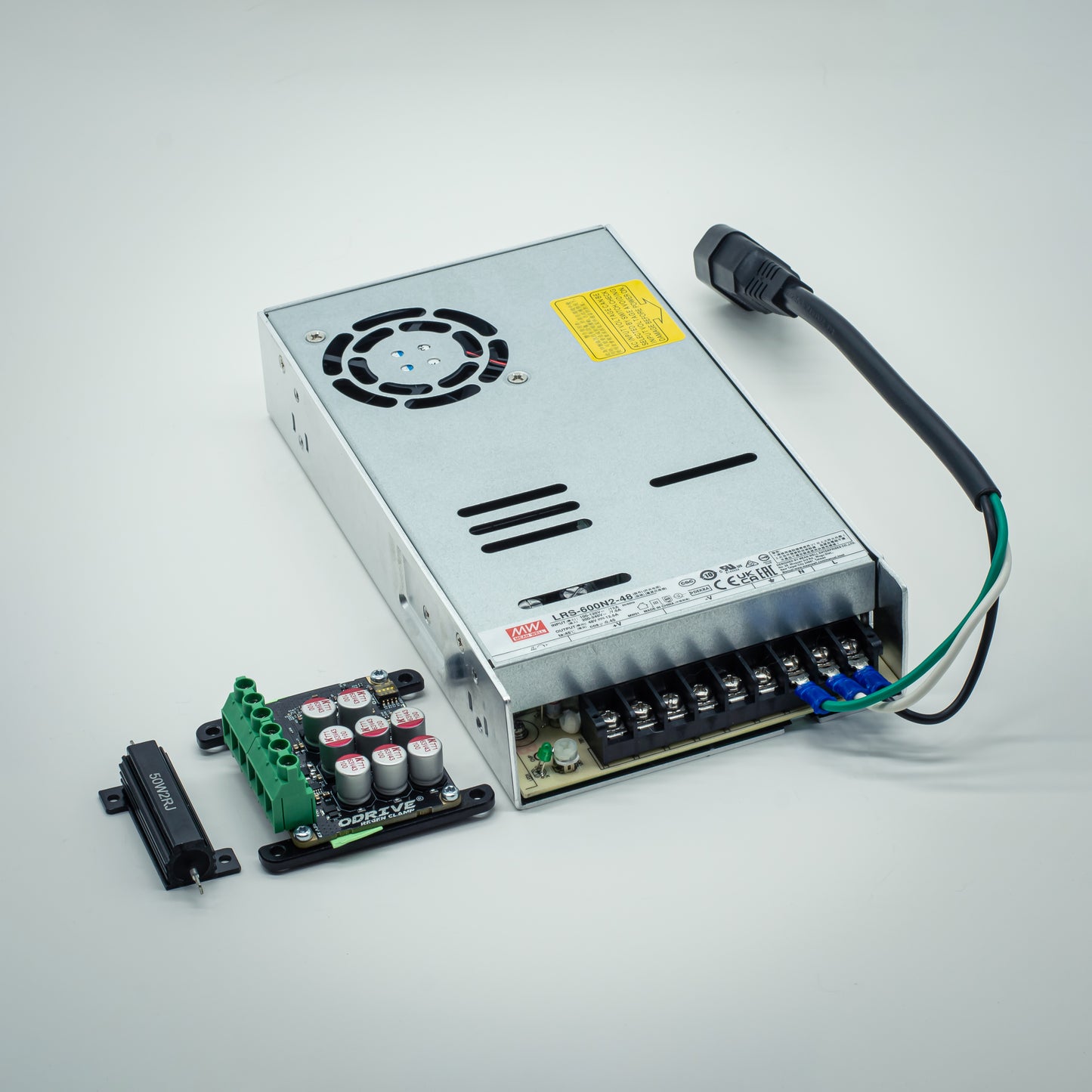 ODrive Regen Clamp and 48V 600W High Peak Power Supply Kit
